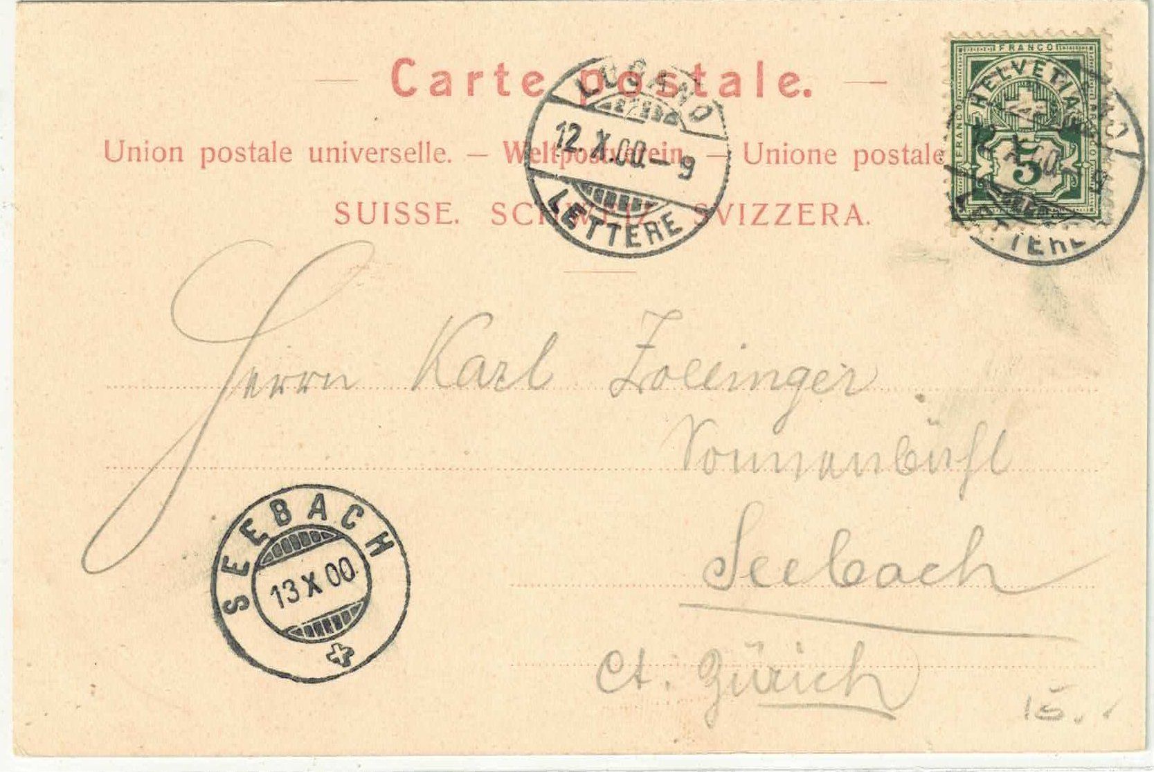 Cartes postales: Lago di Lugano - Cassarate – D'occasion à Ettingen par Kartenplanet 1