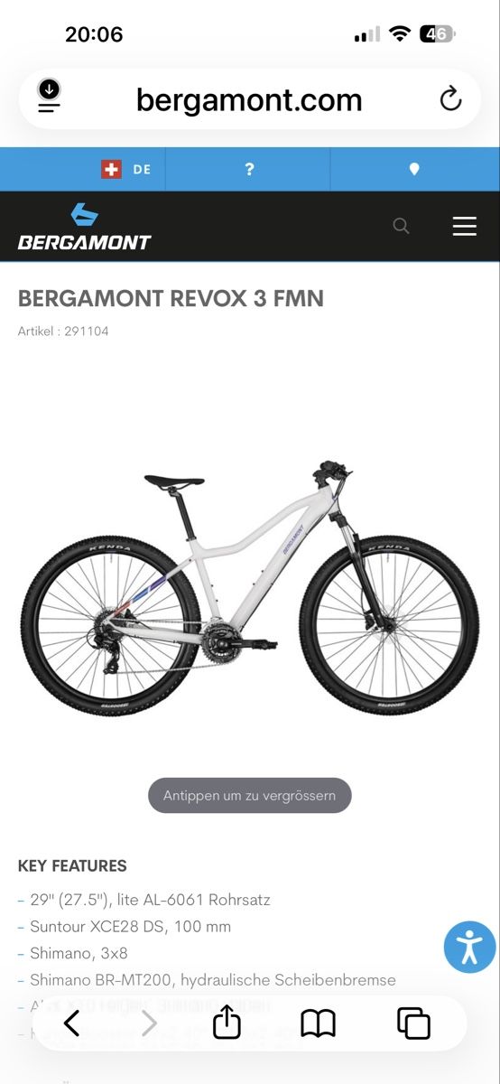 Bergamont Biciclette: Bergamont Revox 3 FMN, N E U – Nuovo (secondo la descrizione) da Dübendorf venduto da Bella1177
