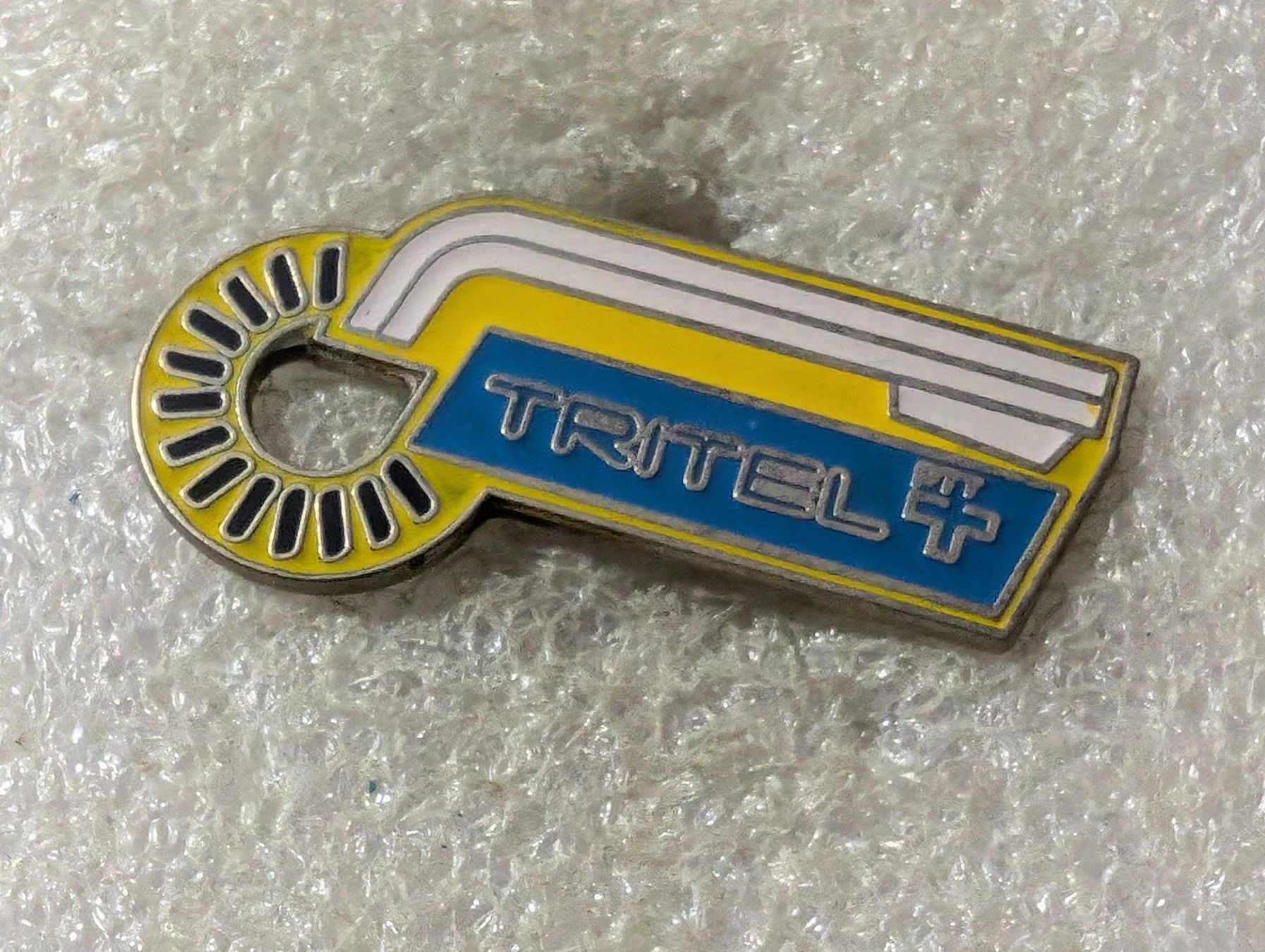 Placchette & Badge: Ansteckpin 165: PTT Tritel – Usato da Oppligen venduto da Pin-Fall-Shop