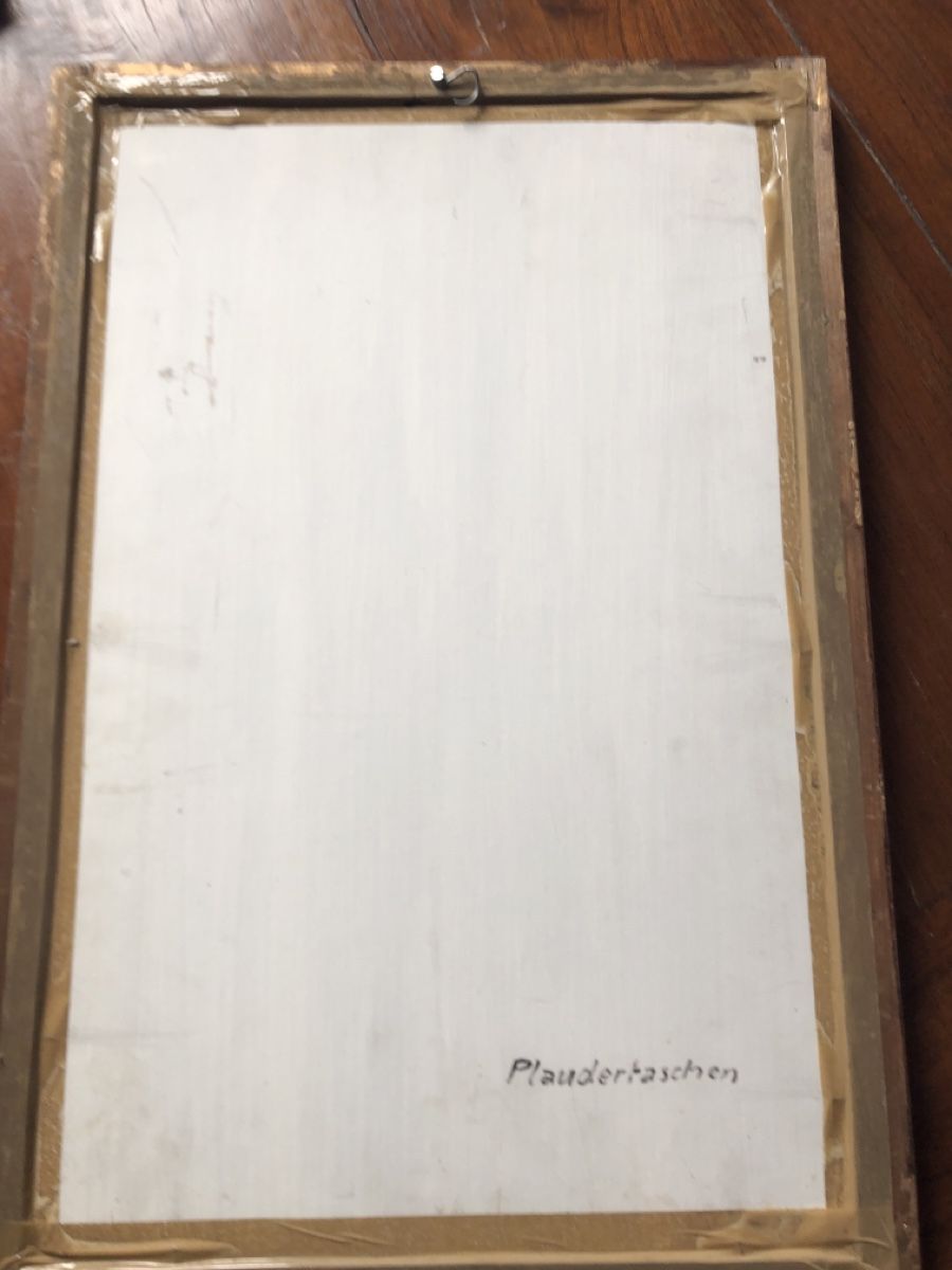 Foto & Immagini: Druck "Plaudertaschen" signiert, gerahmt – Usato da Grandval venduto da ChezJerome 2