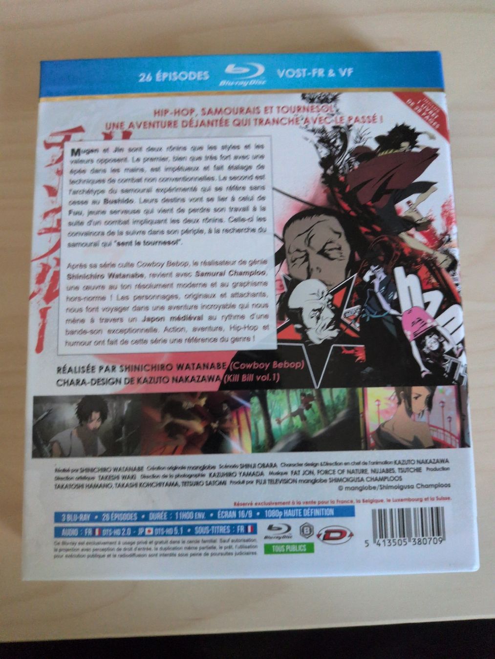 Tous les DVDs: Samurai Champloo Blu-ray Édition Saphir Série Intégrale – Neuf (Voir description) à Gland par Kyostal 1