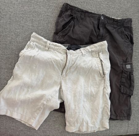 2x Sommer Shorts Herren Angelo Litrico & Skate Nation