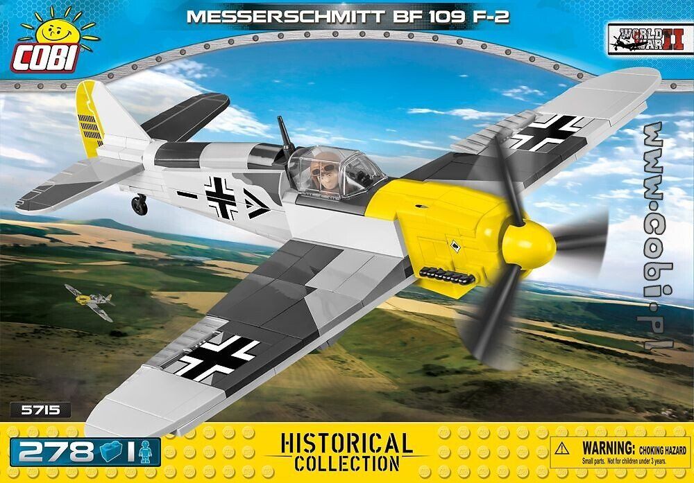 Cobi Jeux de construction: Cobi 5715, Messerschmitt BF 109 F-2 – Neuf avec emballage d'origine à Tuggen par Zweitechanceboutique
