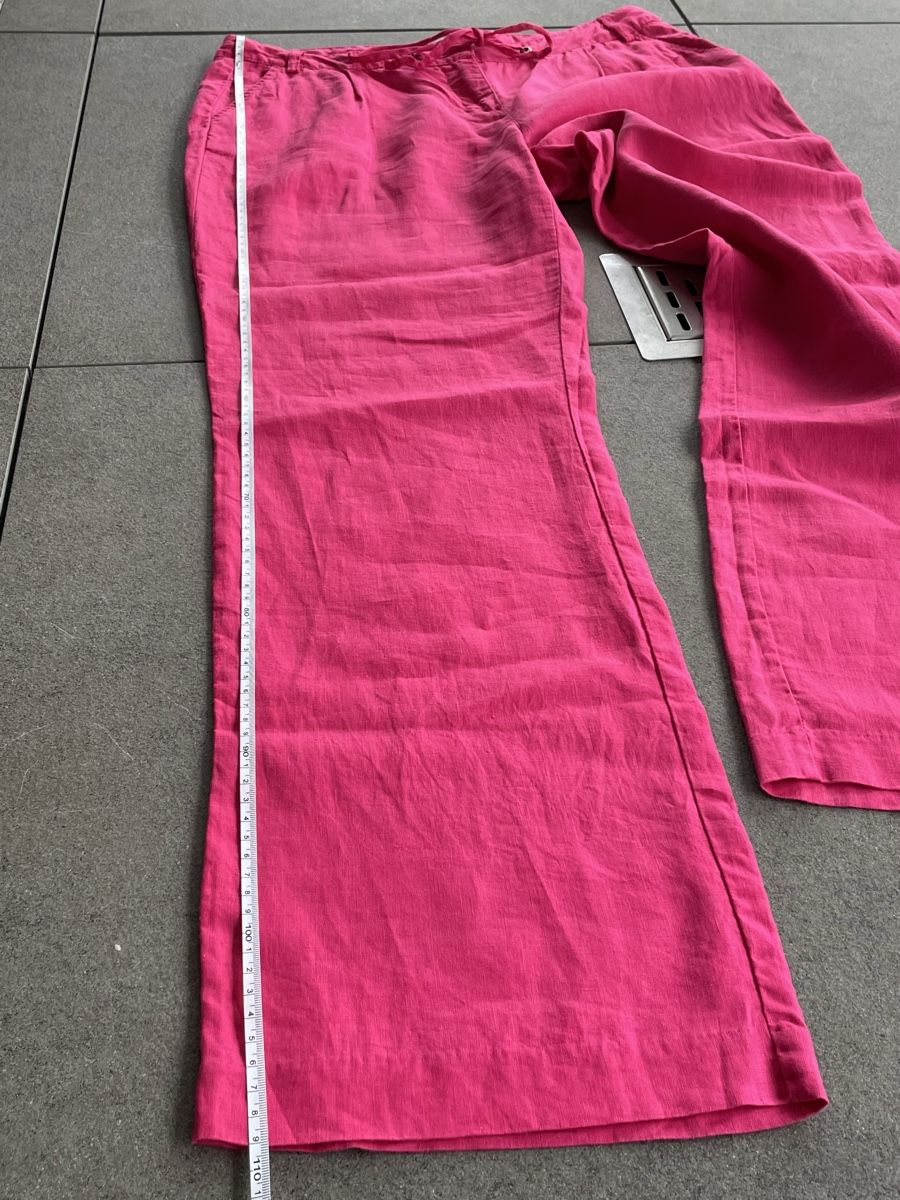 Pantaloni: Pinke Leinenhose Gr. 44, Madison – Usato da Bronschhofen venduto da Sommernacht03 6