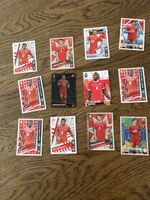 Football Stickers Switzerland 12 pcs assorted good condition