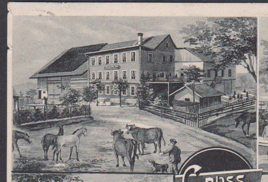 Cartoline postali: Rossberg  ZH  Töss -  alte Ansichtskarte 3-Bild  - gest.1908 – Usato da Vitznau venduto da Ropaku 1