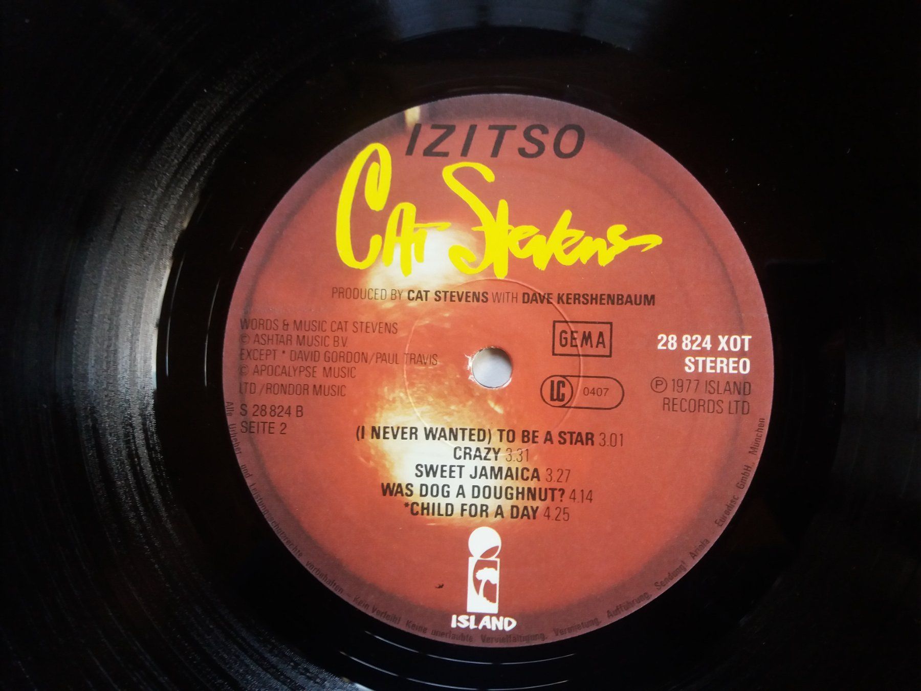 Dischi in vinile: LP (Cat Stevens) Izitso – Usato da Meyrin venduto da toutatis 3