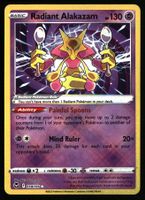 Radiant Alakazam #59 Pokemon Silver Tempest