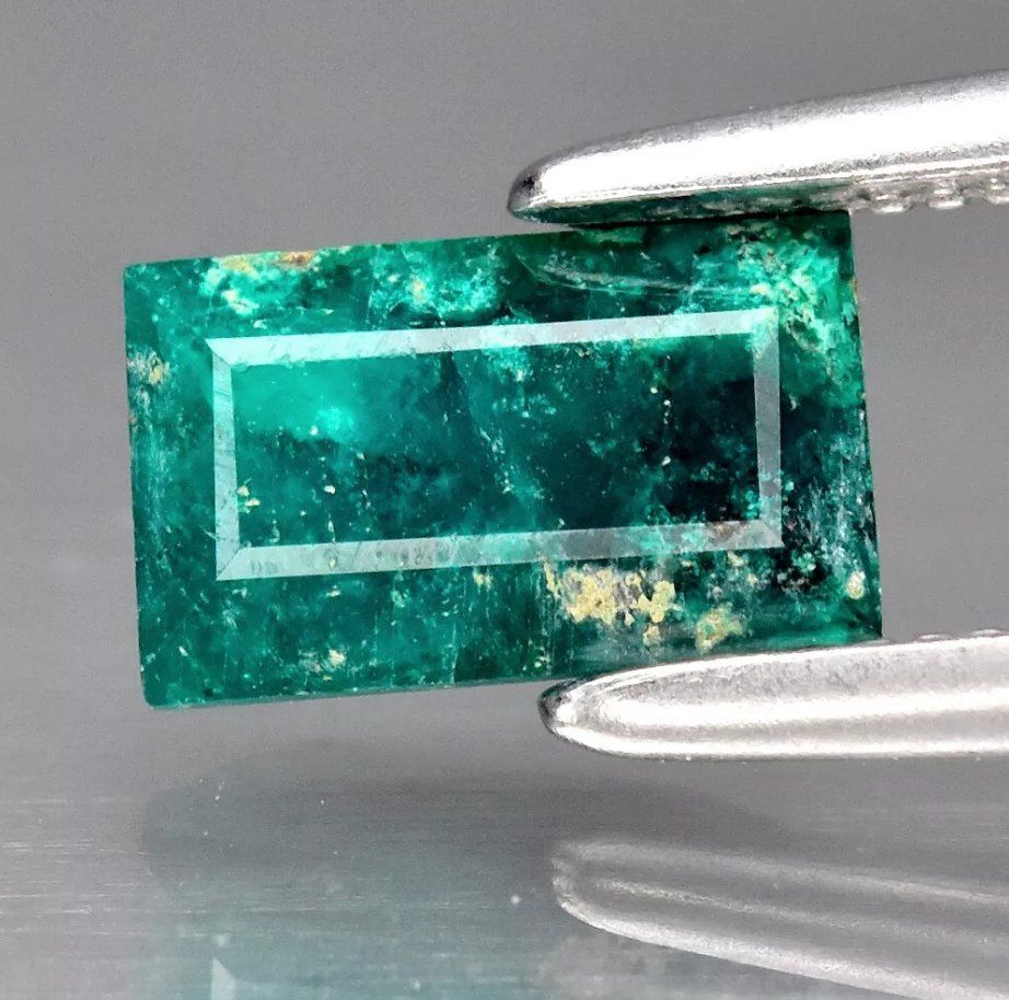 Vrai 0.69ct Natur Dioptas seltener Sammlerstein Edelstein (Neu und ...