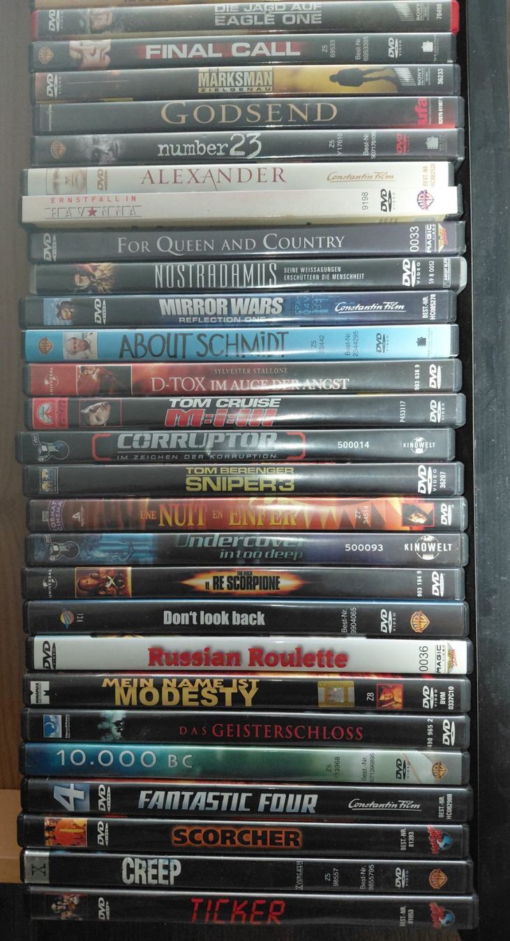Tous les DVDs: 57 diverse DVD Filme – D'occasion à Illnau par myoneclaude 2