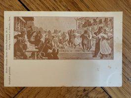 Antike Postkarte, Bärenkarte, ungelaufen