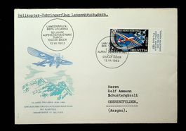 SUISSE VOL LANGENBRUCK-BERN-LOCARNO  1963. SLH 10.00 /T524