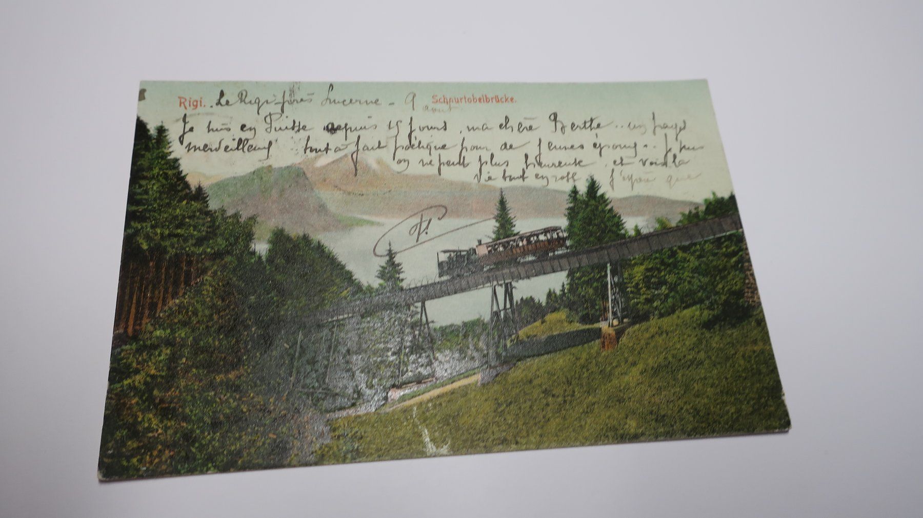 Cartes postales: Rigi Schnurtobelbrücke – D'occasion à Cormoret par Pascalll2001 1