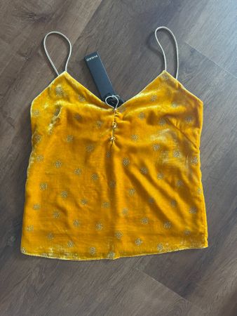 Last chance till 25 June Pinko velvet strappy top - FR 36