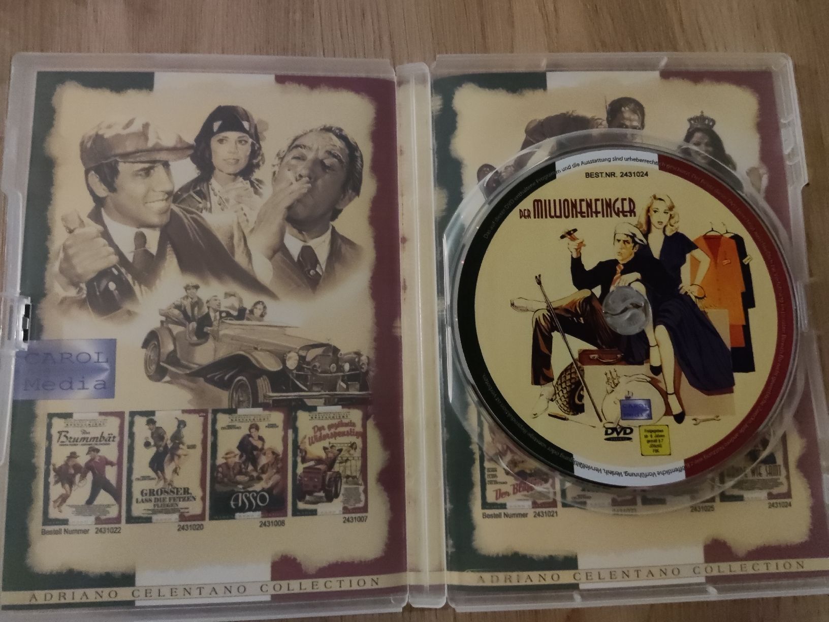 Tutti i DVDs: Der Millionenfinger - mit Adriano Celentano (DVD) – Usato da Oberembrach venduto da giu_7ksd 2