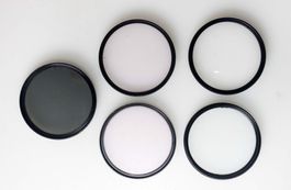 5 verschiedene Filter 55mm, Details siehe Beschrieb