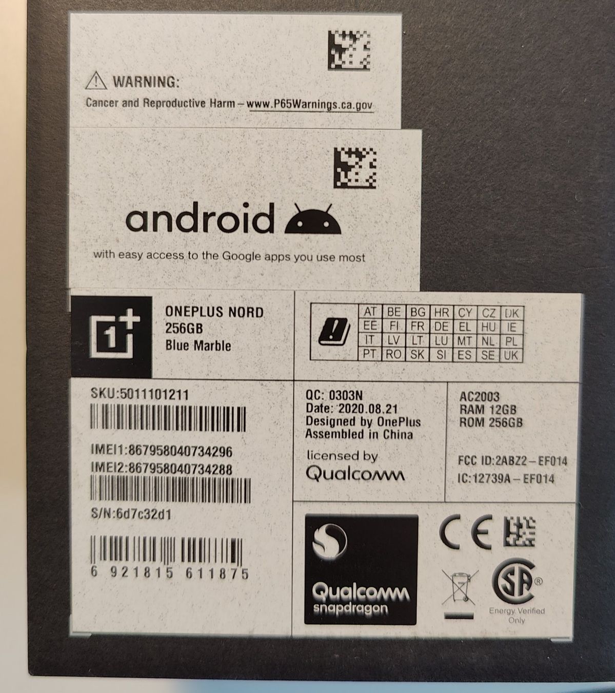 OnePlus Handys / Smartphones: Mobiltelefon / Handy OnePlus Nord – Gebraucht aus Kaiseraugst von  7