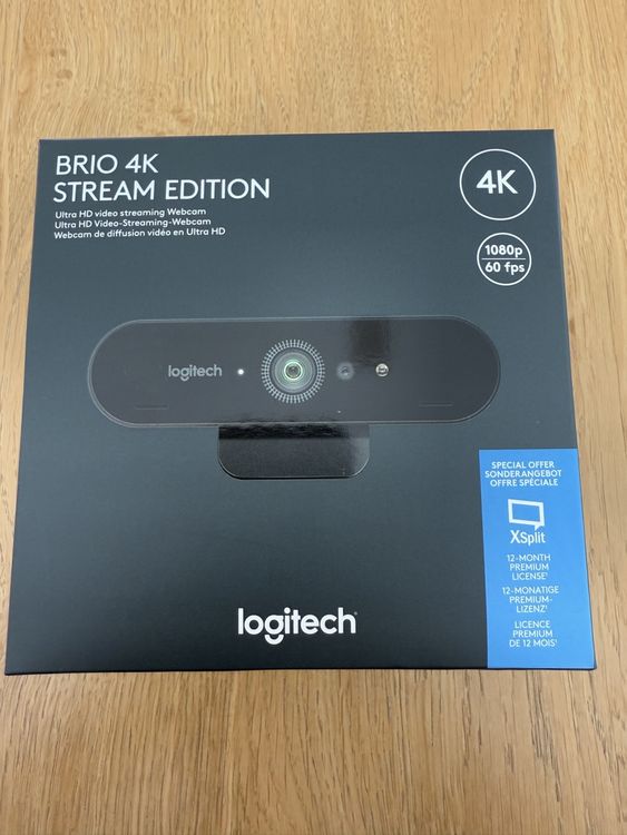 Logitech Brio 4K Stream Edition Webcam (Neu und originalverpackt) in ...