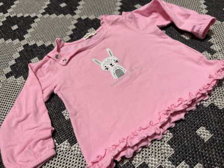 🧶🧡Langarmshirt Gr. 74  Hase🐰🧡🧶