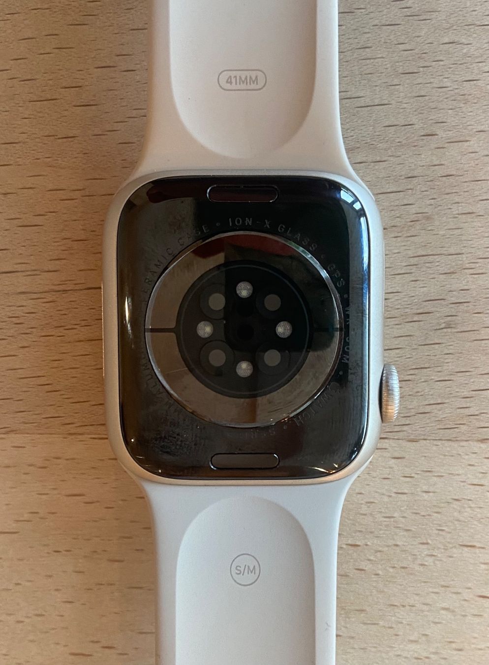 Apple Smartwatch: Apple Watch Series 8-Starlight Aluminium Case 41mm – Neu (gemäss Beschreibung) aus Widnau von Imani 5