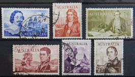 Australien Kat. 331-336 gest. 1963 Kat. 120 Euro