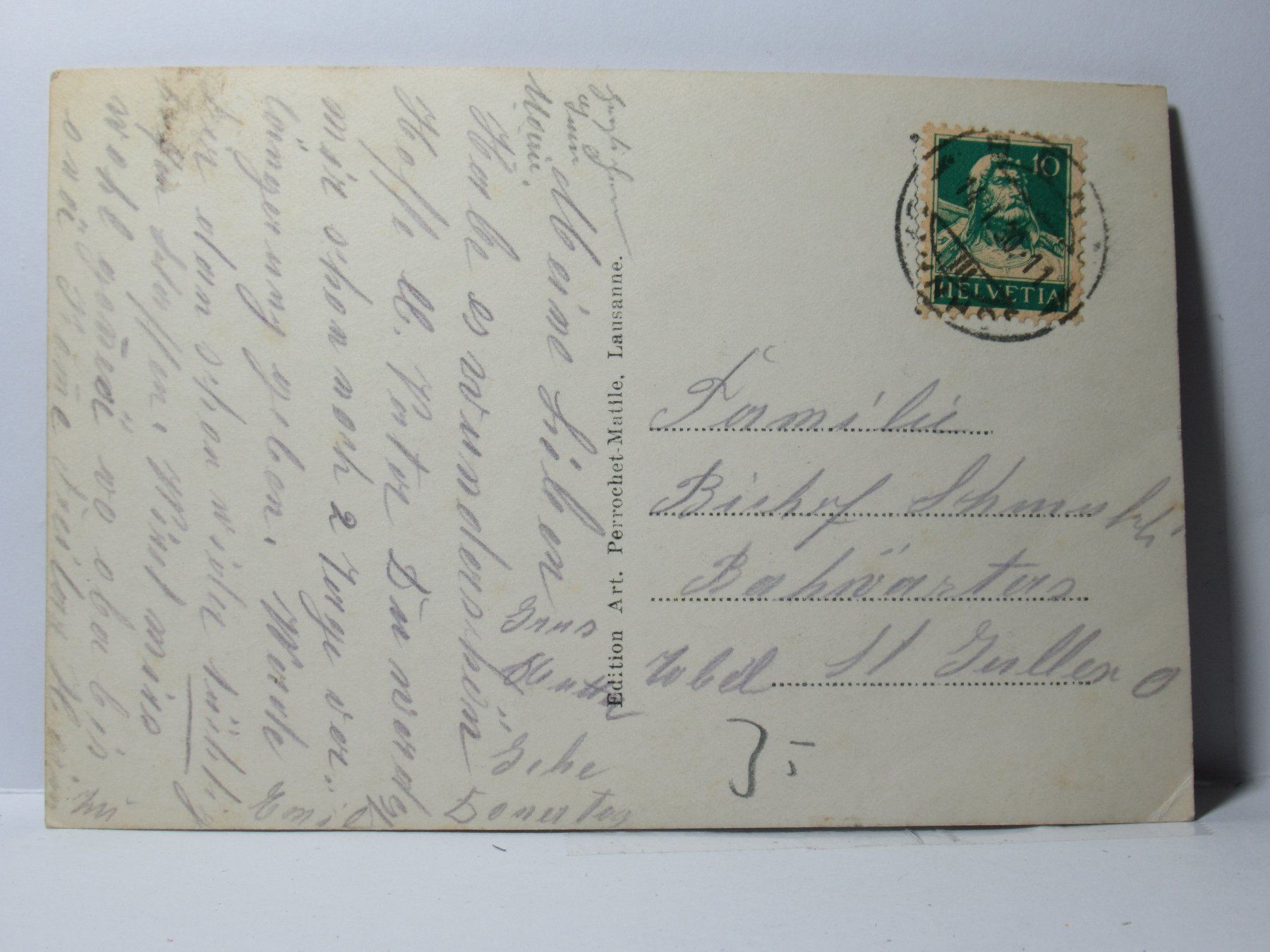 Cartoline postali: Bern , Gymnasium  1930 – Usato da Grenchen venduto da Bluemchen1900 1