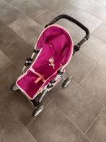 Puppenwagen mit Einhorn Motiv pink gebraucht klappbar