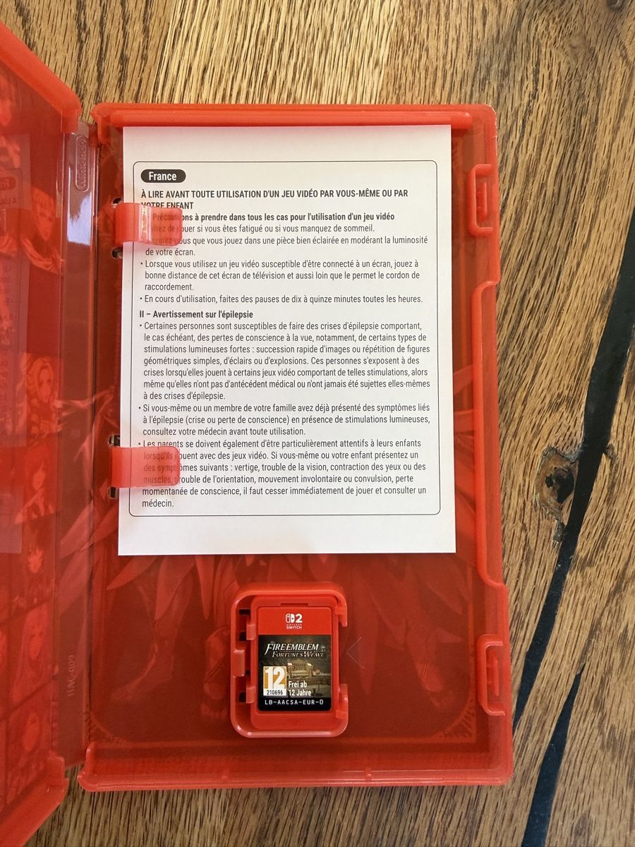 Nintendo Spiele: Fire Emblem Fortune’s Weave – Neu (gemäss Beschreibung) aus Nidau von pigab 2