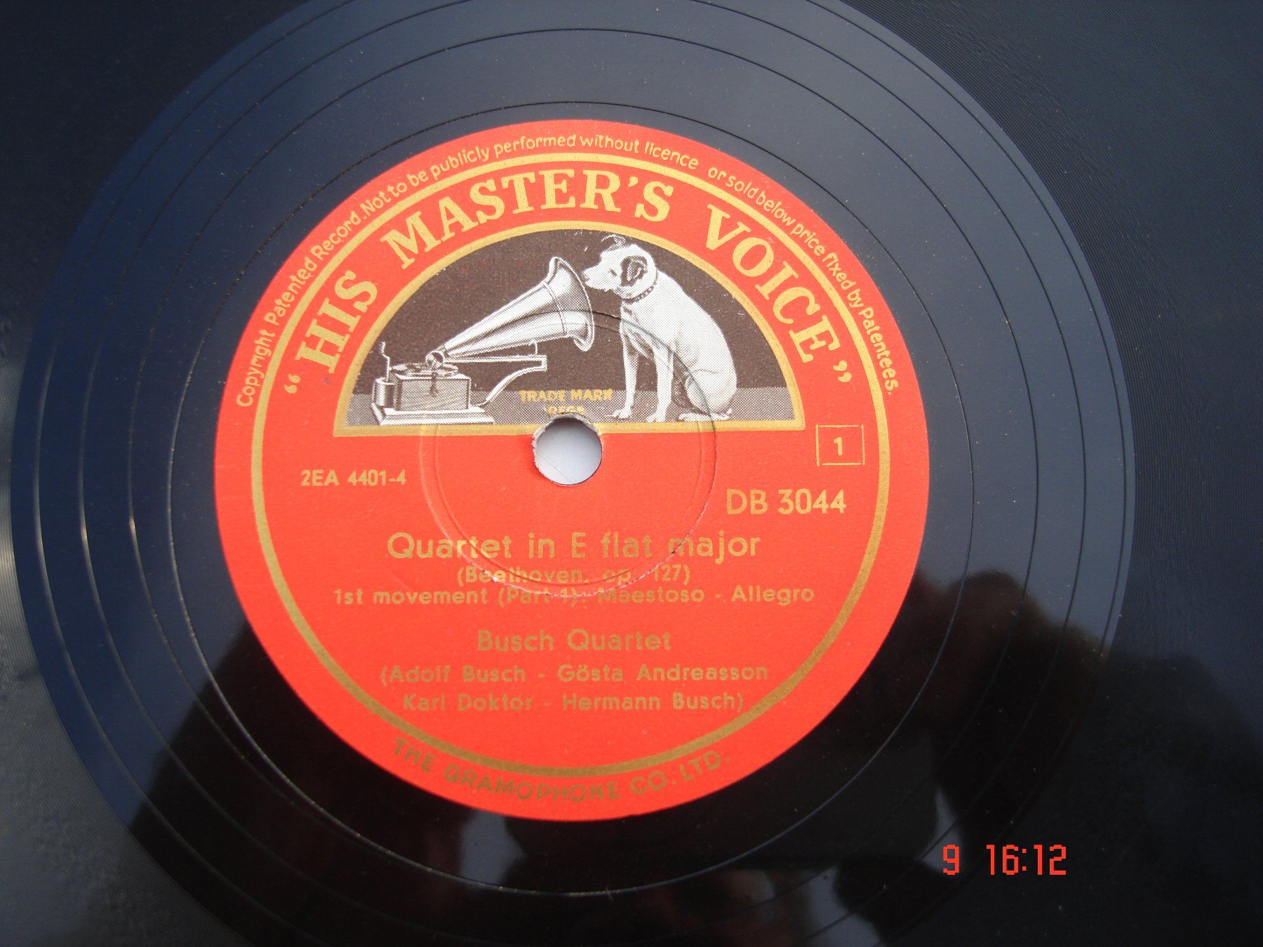 Dischi in vinile: Schellackplattenalbum Beethoven Streichquartett Es-Dur – Usato da Aeschi SO venduto da abi1951 1