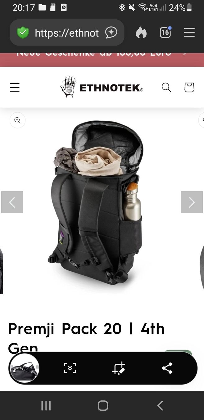 Rucksäcke: Ethnotek backpack Premiji 20L – Gebraucht aus Lausanne von Esbraf1 8