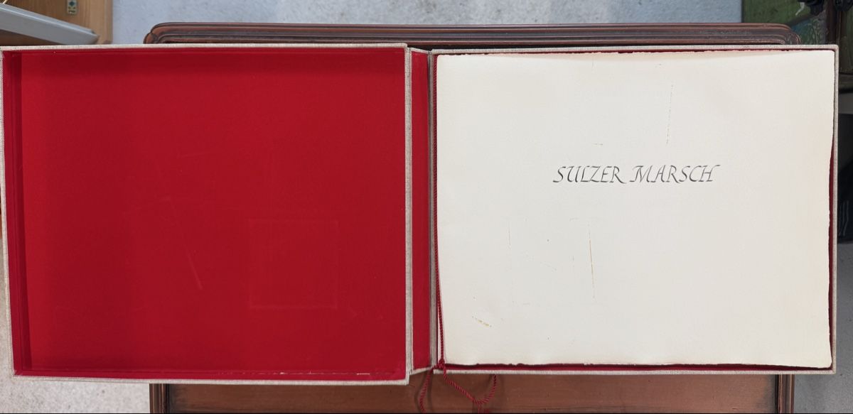 Libri: Widmung Sulzer Marsch Walter Baumgartner – Usato da Zürich venduto da Brockiwelt 1