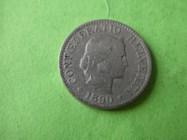 Schweiz 1890, 5 Rappen