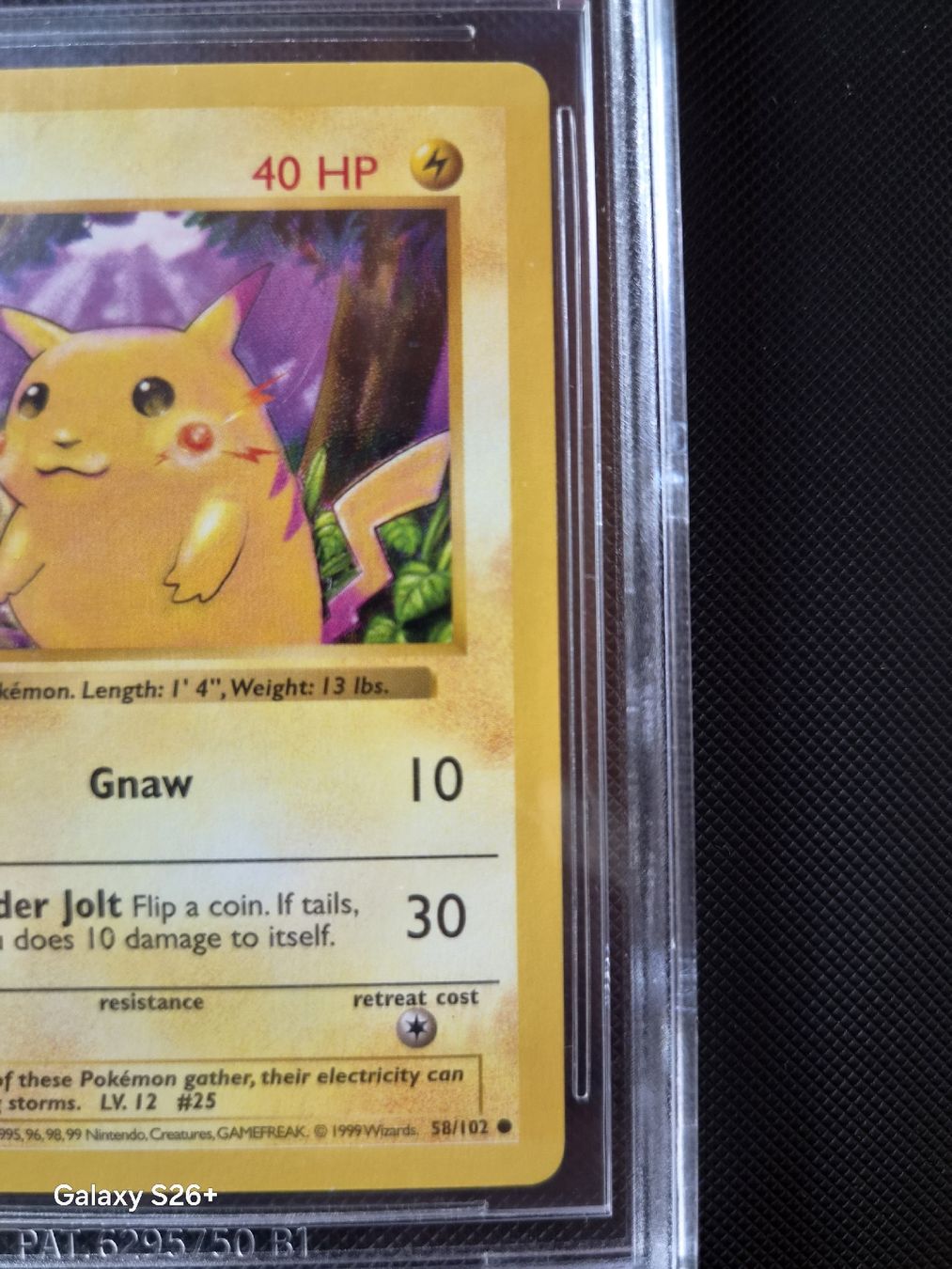 Pokémon Sammelbilder & Trading cards: Pokémon Pikachu 1st Edition Shadowless Red Cheeks Error Thic – Neu (gemäss Beschreibung) aus Ponte Capriasca von gev_n5bb 1
