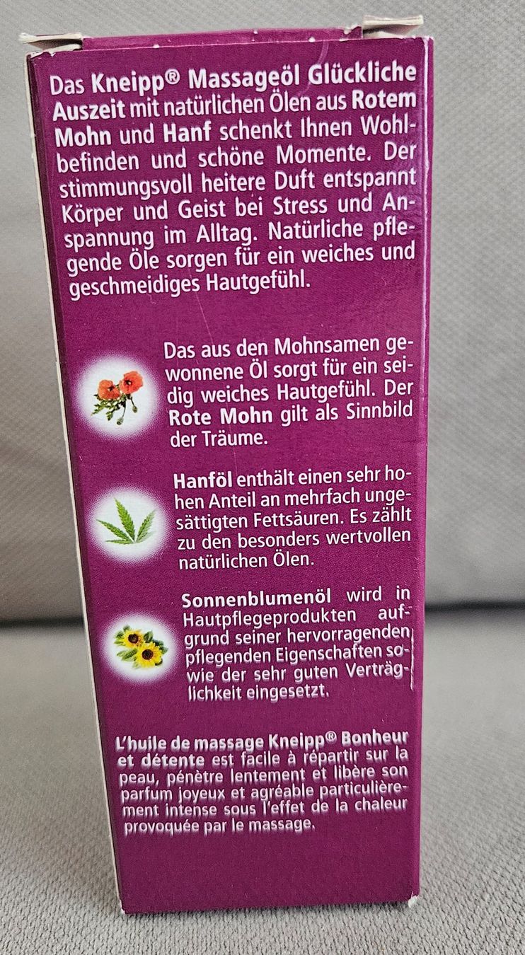 Altro in Massaggi: Kneipp Massageöl – Nuovo (secondo la descrizione) da Kloten venduto da Kloten1 1