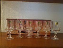 6 Weingläser Kristalglas France