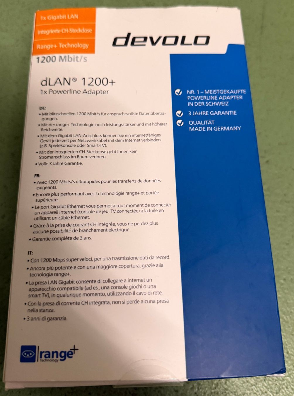 Devolo Wlan: Devolo Powerline LAN dLan 1200+ Ergänzng – Neu und originalverpackt aus Hergiswil NW von feecaesar01 3