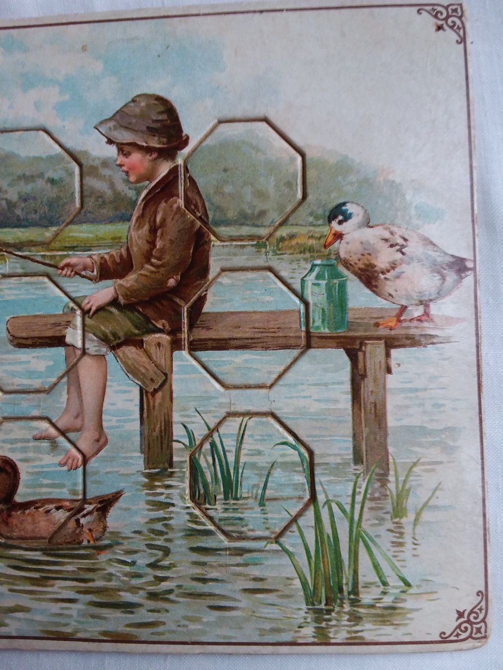 Jeux: Antikes Puzzle Mathematik Spiel um 1900 – D'occasion à Zürich par sanwit 2