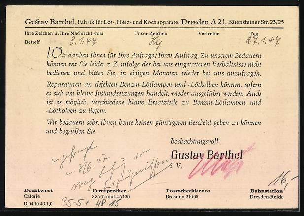 Articoli pubblicitari: Dame mit Kochtopf an einem Spiritusgasko – Usato da Berlin venduto da bartko-reher 1