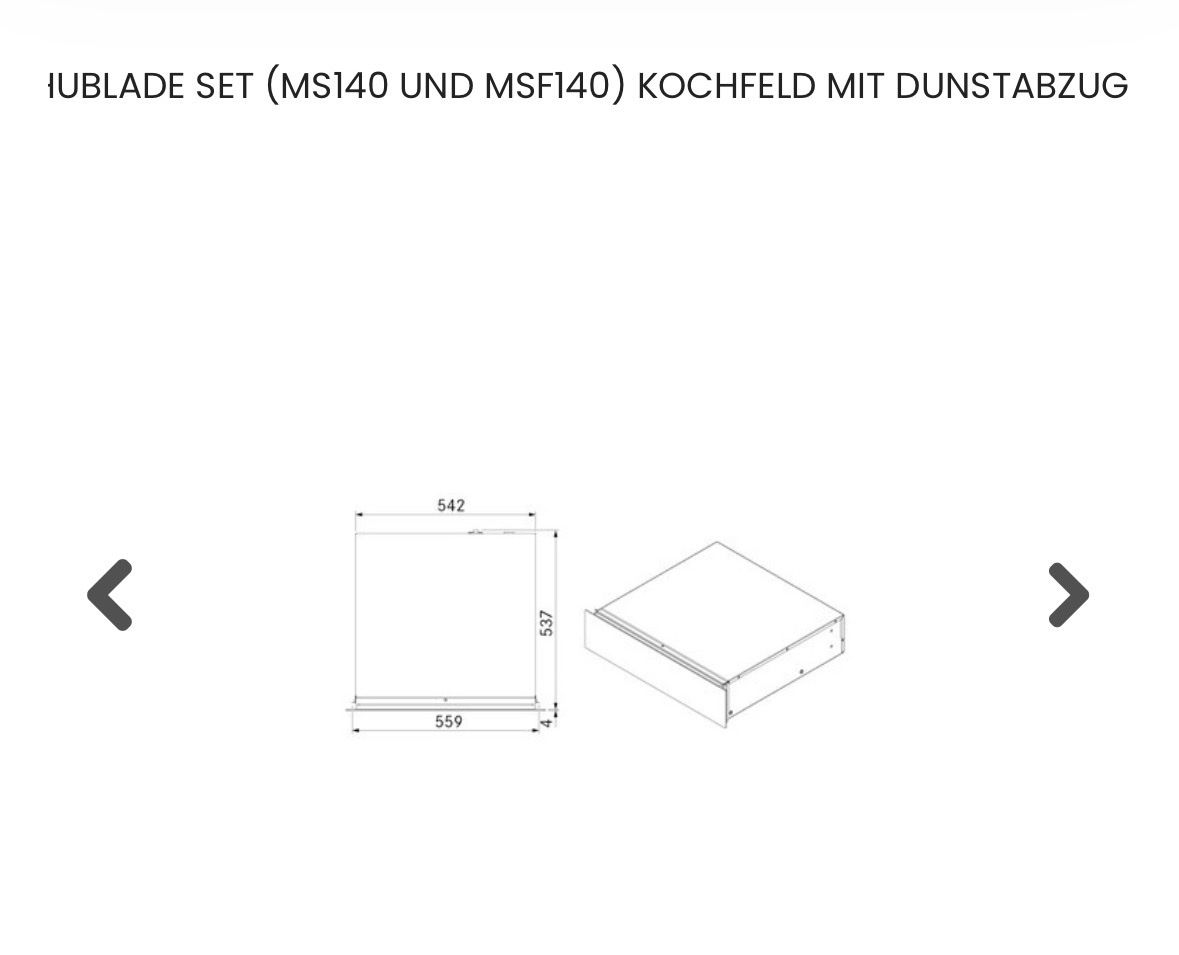 Küchengeräte: BORA Schubladen Set MS140 und MSF140 140mm – Neu und originalverpackt aus Arbon von fis_b6mb 1