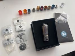 RTA Kayfun 5.2 Svoëmesto+9 drip tips 810 + spare kits+window