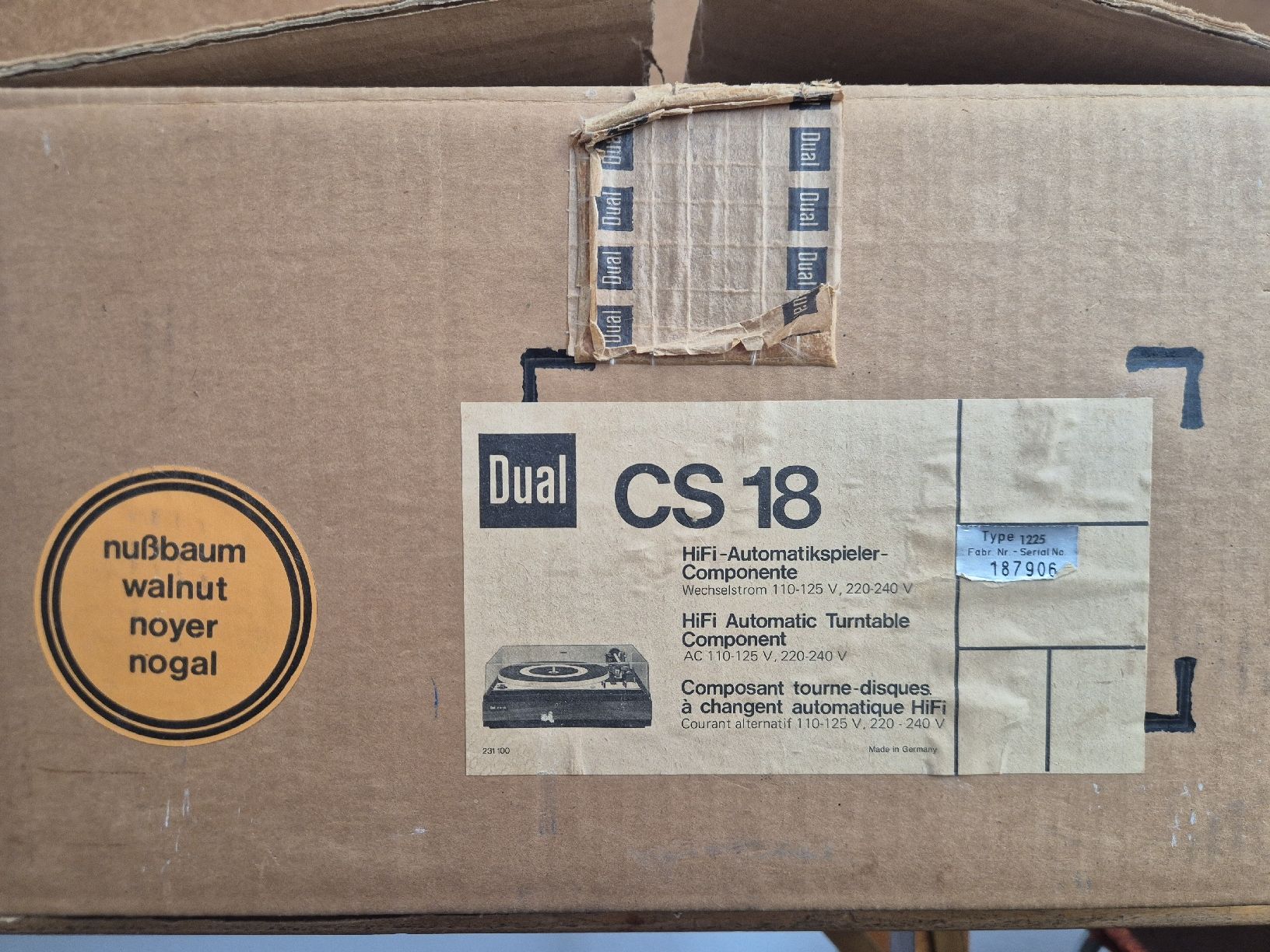 Dual Plattenspieler: Dual Plattenspieler  – Neu (gemäss Beschreibung) aus pfäfers von icelantic 2