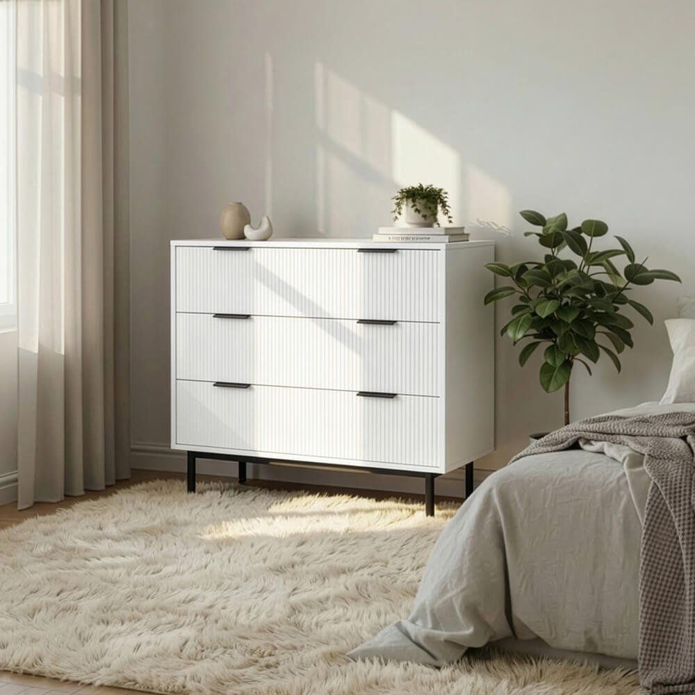 Cassettiere: Kommode 90x80cm NALA - Weiss – Nuovo e nell'imballaggio originale da Wallenwil venduto da toesstal-vertrieb
