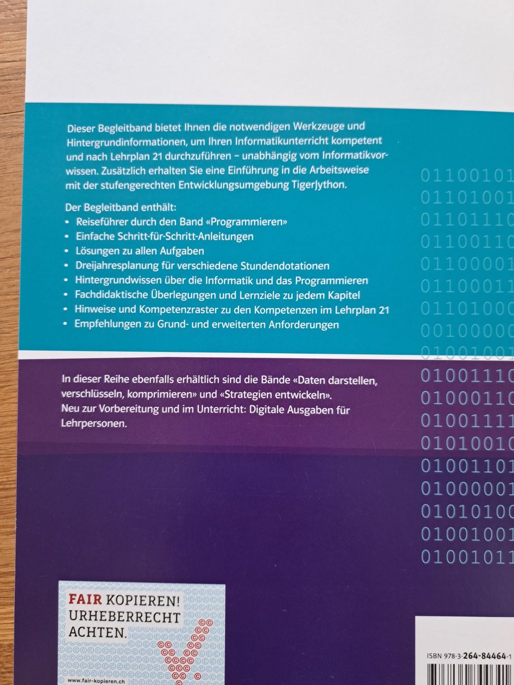 Bücher: "Einfach Informatik"Schülerheft"Programmieren" & Begleitband – Neu (gemäss Beschreibung) aus Seelisberg von Mira1313 9