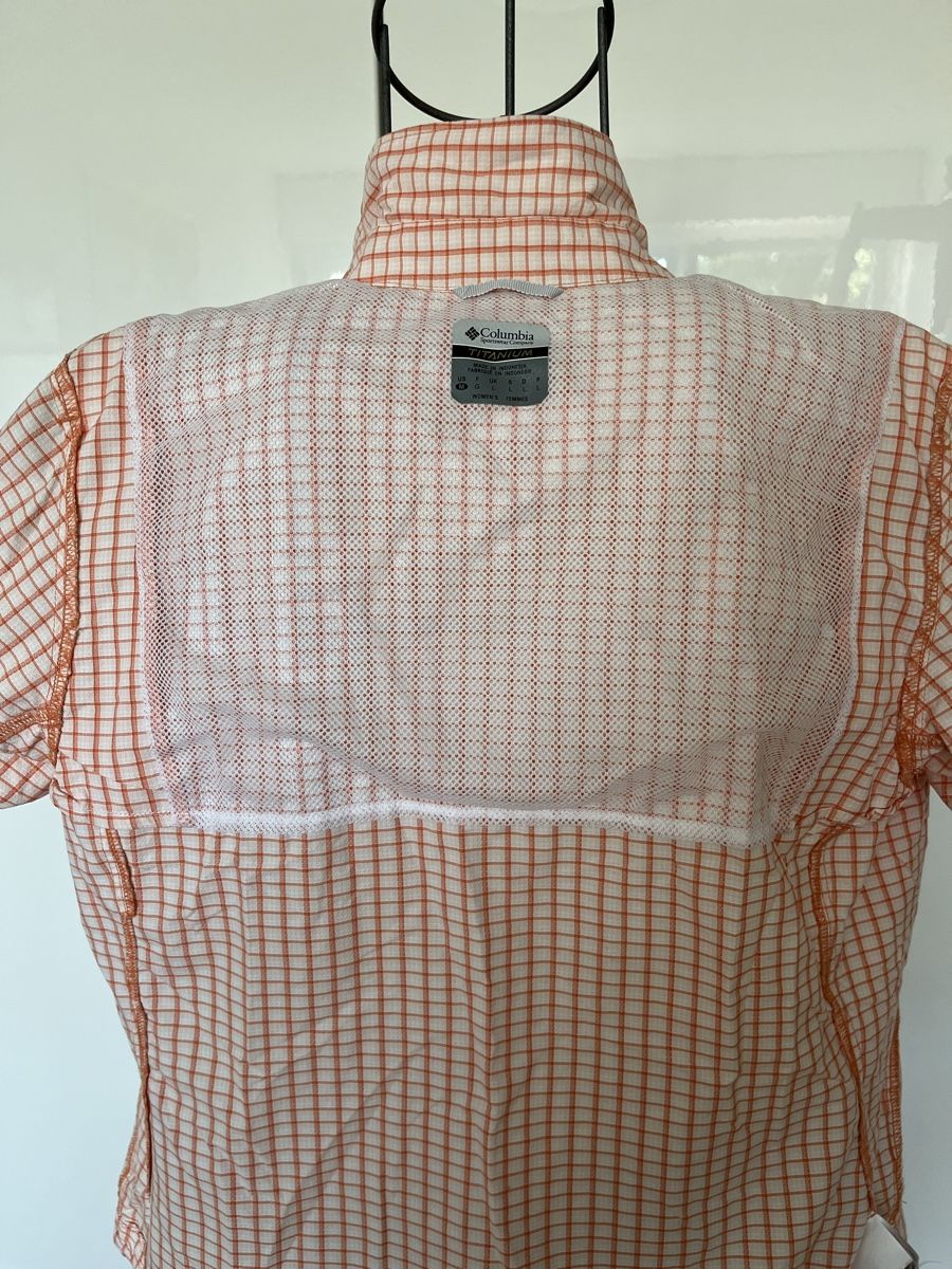 Columbia Camicette: Chemisier orange/blanc Columbia – Nuovo (secondo la descrizione) da St. Prex venduto da Nikolletta 7
