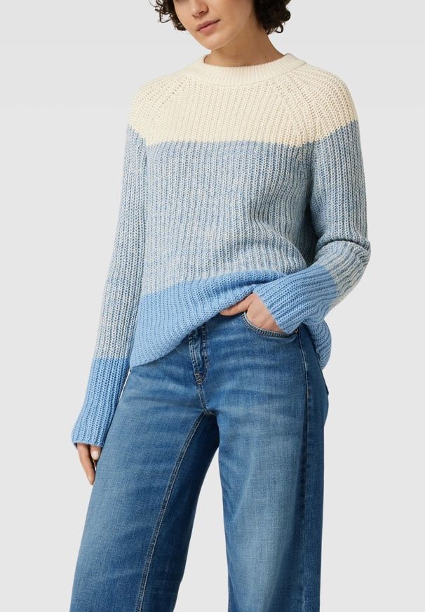 Maglioni & Felpe: Soyaconcept Pullover: Gr. L, blaue Blockstreifen – Usato da Basel venduto da Interstellar85