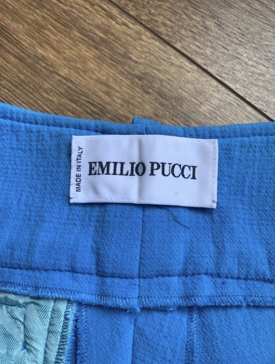 Emilio Pucci Pantaloni: Emilio Pucci Hose, Gr. 38, Hellblau – Nuovo (secondo la descrizione) da Gossau ZH venduto da ann_2qmy 1