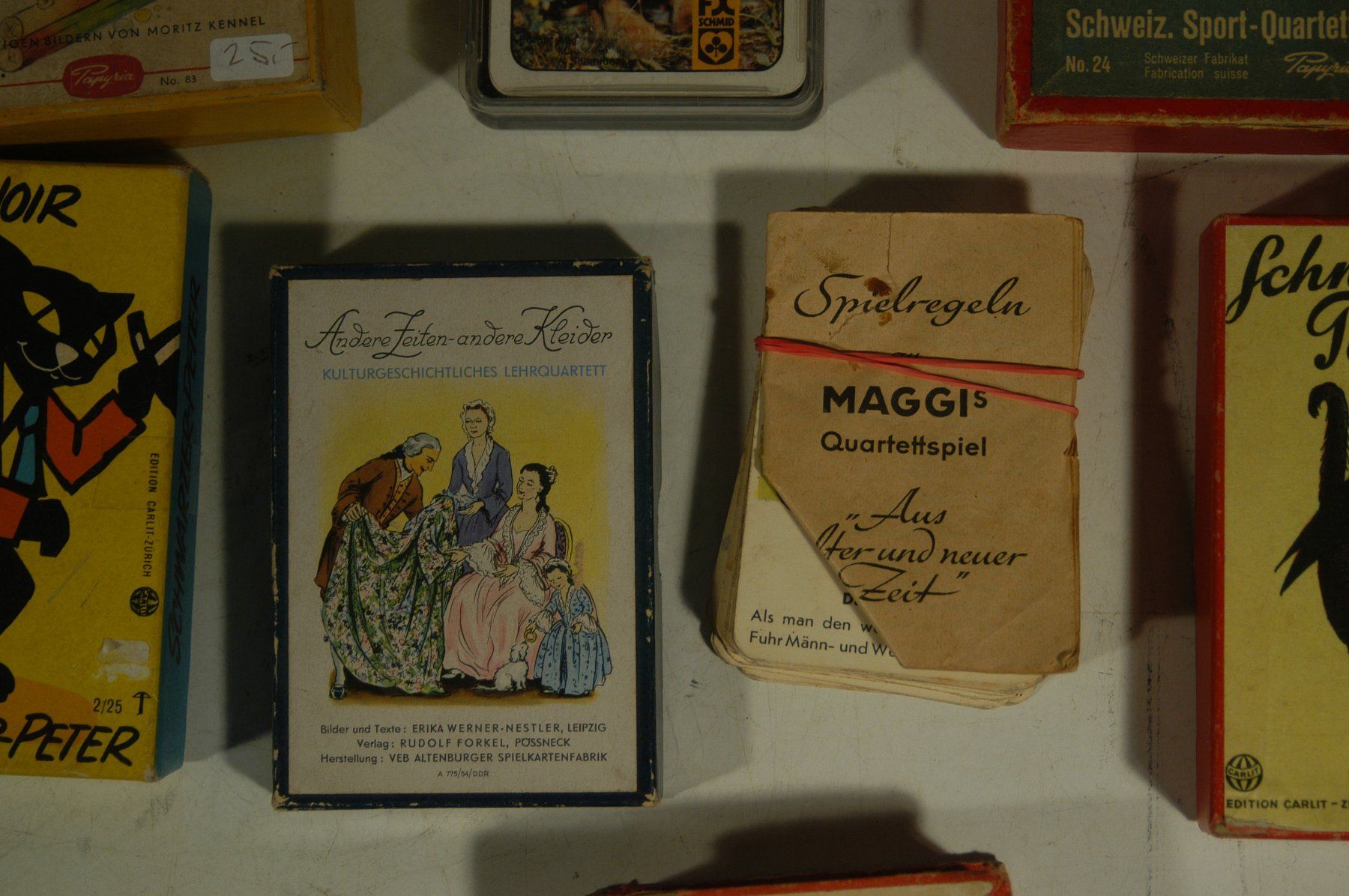 Spiele: Aeltere Quartett Spiele – Gebraucht aus Herisau von Wisen 5