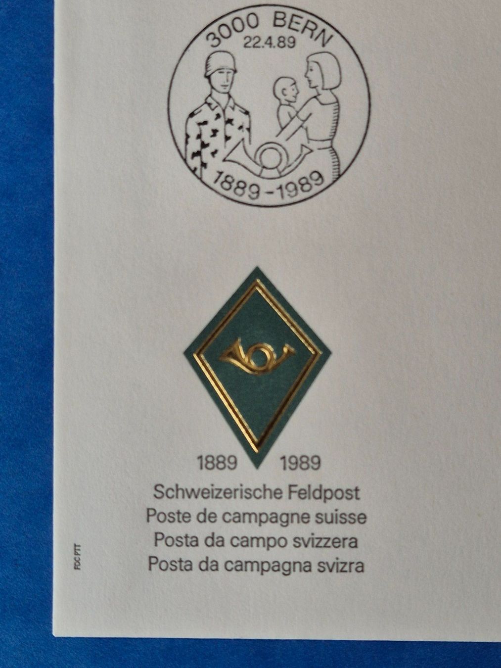 Tutti i francobolli: Ersttagsbrief 22.4.89 Schweizerische Feldpost 1889-1989 – Nuovo (secondo la descrizione) da Seewen SZ venduto da SuperpumaDisplayTeam 1