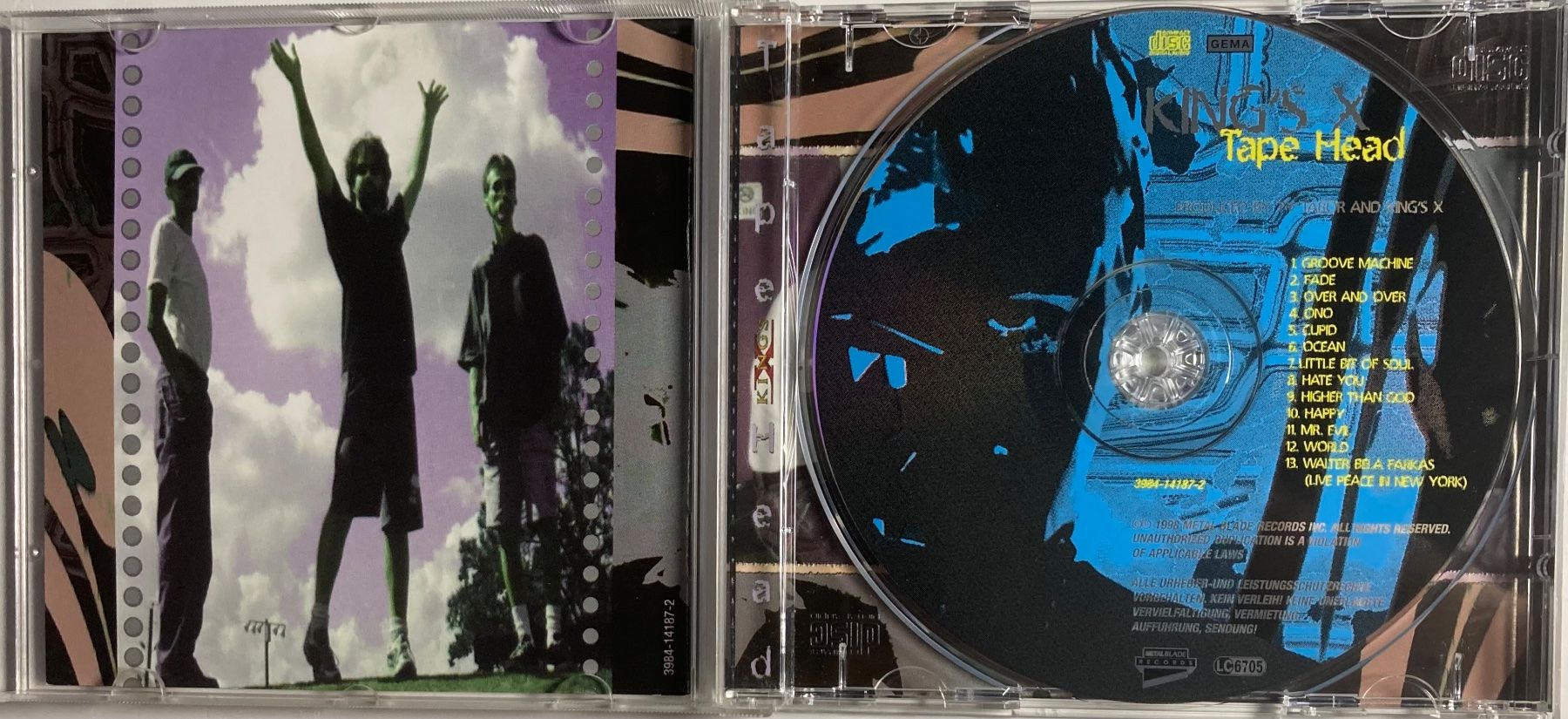 CDs: KING'S X - TAPE HEAD – Gebraucht aus Poliez-Pittet von Newtown-Records 2