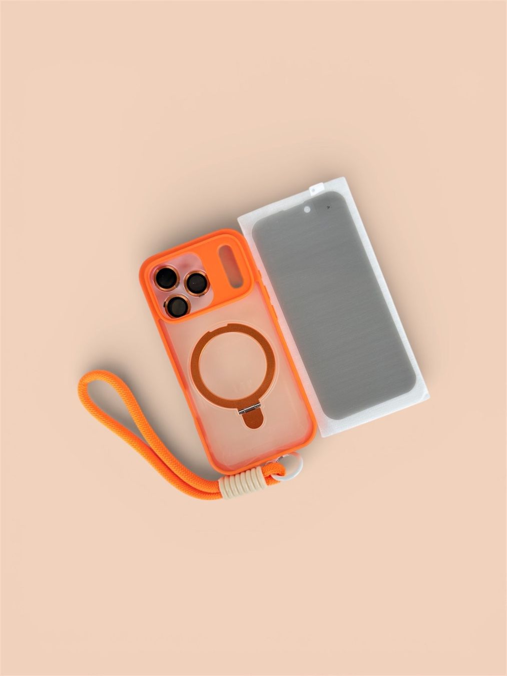 Cover & Protezioni schermo: Coque iPhone 17 Pro MagSafe + Verre Privacy + Lanière – Nuovo e nell'imballaggio originale da Thônex venduto da BrYu 6